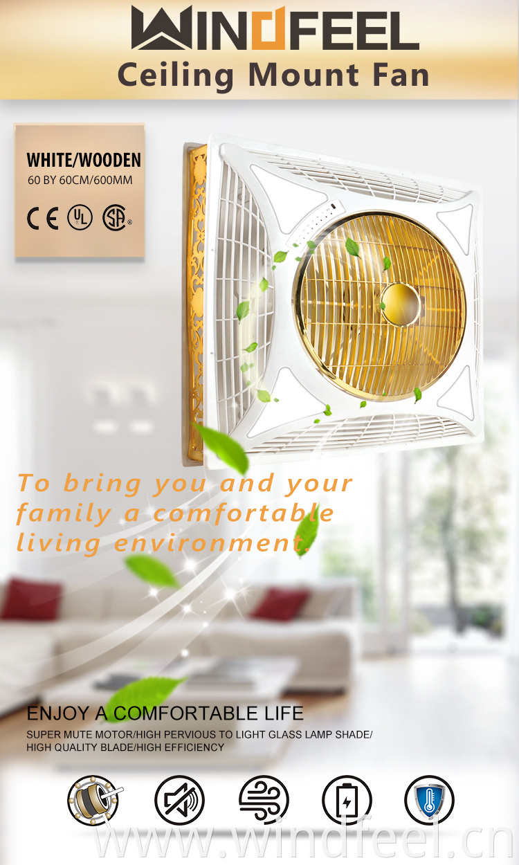 Factory Cheaper Price Bathroom Ceilng Mount Fan With Light